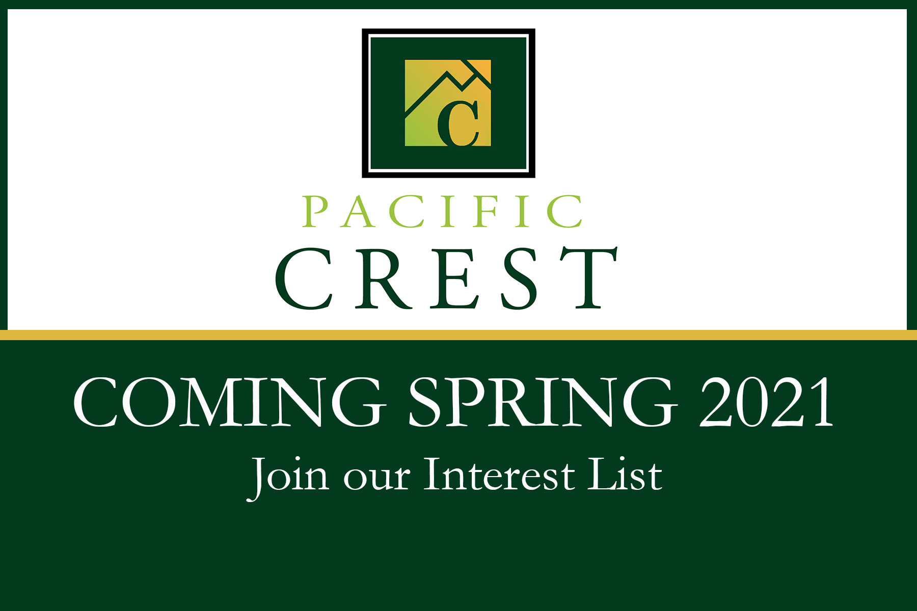 Pacific Crest Pacific Communities Builder
