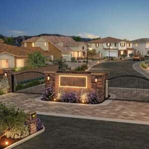 Pacific Royal Oaks Entry Rendering