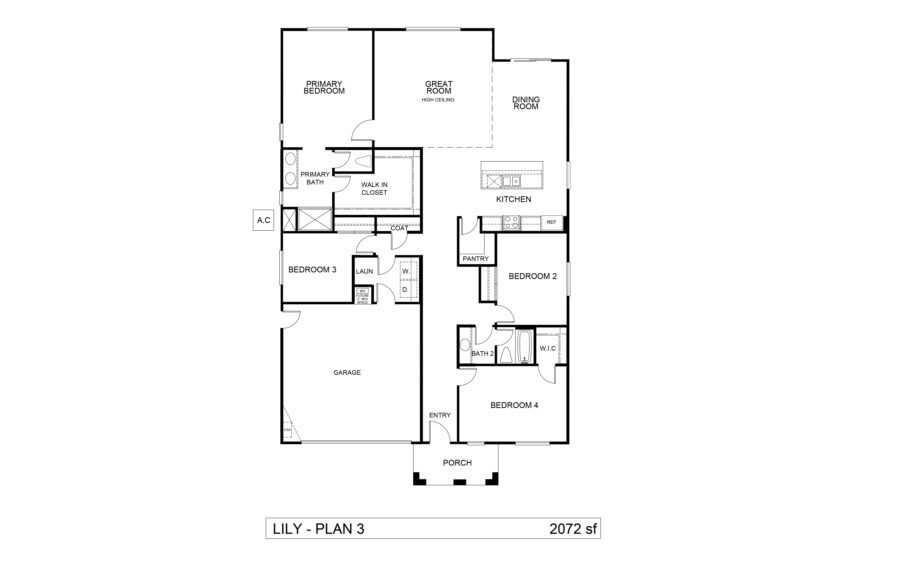 Pacific Lily Plan 3 Floor Plan