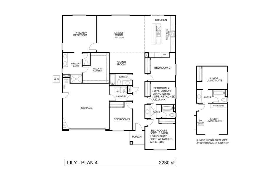 Pacific Lily Plan 4 Floor plan