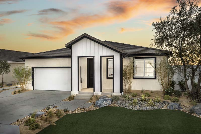 Pacific Lily Plan 3 Model Farmhouse Exterior