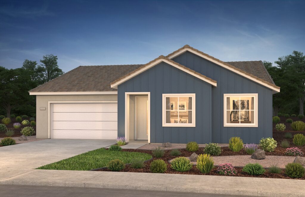Pacific Lily Plan 1 Elevation B Contemporary Farmhouse
