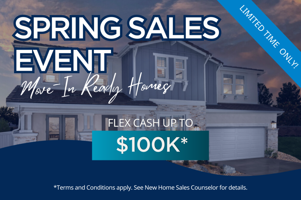 Spring Sales Event. Up to $100K Flex Cash